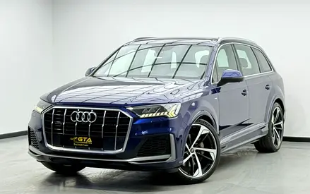 2021 Audi Q7 55 TFSI S-Line, 2026 Audi Warranty, 2027 Audi Service Pack, Fully Loaded, GCC