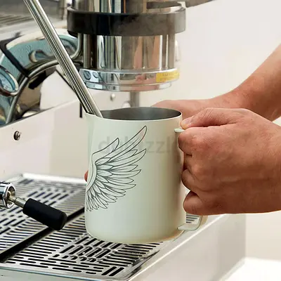 ZeroHero Angel Latte Art Milk Pitcher 600ml – SUS304 Stainless Steel Frothing