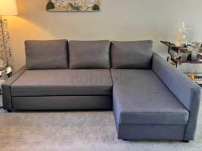 Comfortable Grey Sectional Sofa with Storage