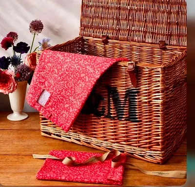 PICNIC BASKET FREE DELIVERY RATTAN BOHO