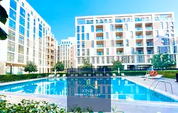 A partition studio is available for rent in Al Mamsha