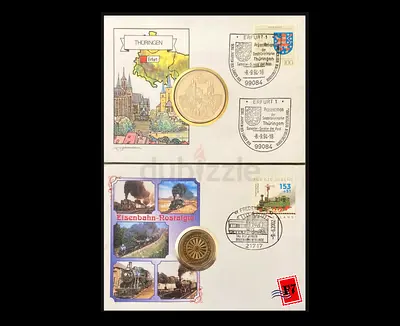 Vintage Postcards and Coins Collection