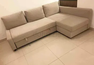 Hilye beige L-Shaped Sofa for Sale