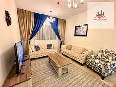 Sharjah, Al Taawun area: One bedroom, living room, kitchen, and two bathrooms. Second occupant. New