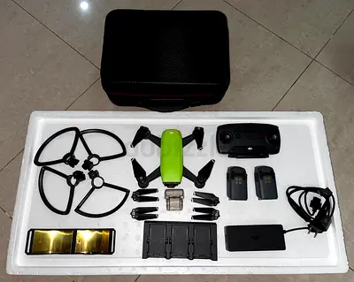 DJI Spark Portable Drone with Accessories for Aerial Photography