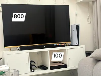 Modern 55-Inch LED TV with Soundbar