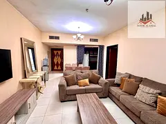 Sharjah, Al Taawun area: One bedroom, living room, kitchen, two bathrooms, large area, and two balco