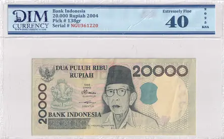 Indonesia Banknote 20.000 Rupiah DIM 60 AED