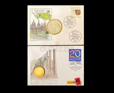 Collectible Stamp and Coin Set from Germany