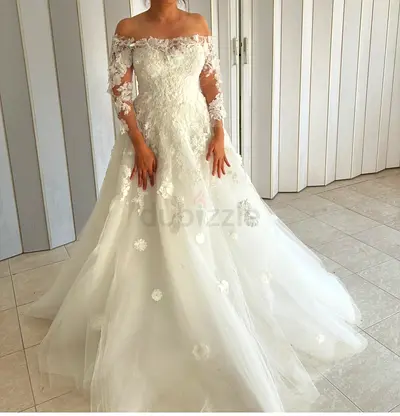 Hand made dress and veil - one time use