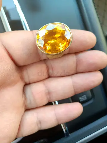 Stunning Yellow Gemstone Ring
