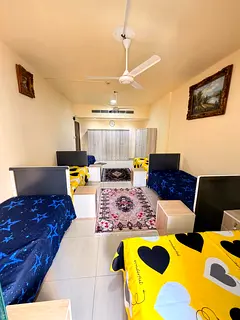 Executive Female  Bed Space, Big Hall With Belcony, New furniture, Flat Very Neat and clen Orgnized