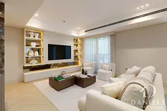 Daniels Fully Upgraded 3BR + maids | Princess Tower | Marina and Sea view