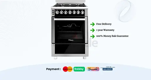 Cooking Range Super General 60/60cm Gas Stove with Oven | 1 Year Warranty