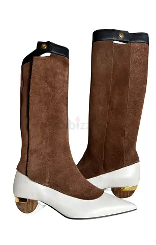NEW with small defects Marni Suede Riding Boots