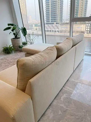 Looks great Condition Ikea Kivik L Shape Sofa Beige