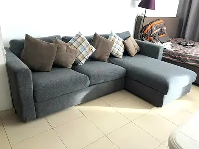 Ikea vimle L shape sofa under storage