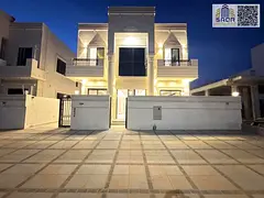 Villa for rent in Al Helio 2, Ajman. 5 master bedrooms, living room, majlis, maid's room, and st