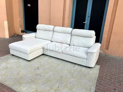 Great Condition neat Ikea Lidhult L Shape Sofa Bed with Storage