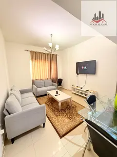 Sharjah, Al Khan. Behind Afamia. One bedroom, living room, kitchen, and bathroom. Price: 3500 AED, i