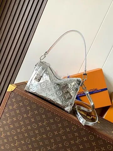 LV Side Silver bag