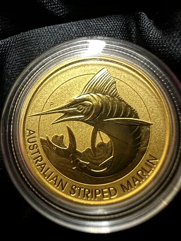 2020 Australian Striped Marlin 1/4oz Premium Gold