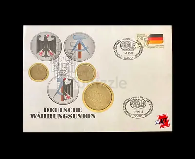 Rare Collectible Envelope from the Deutsche Währungsunion