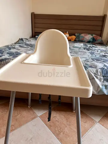 IKEA antilop highchair with tray.