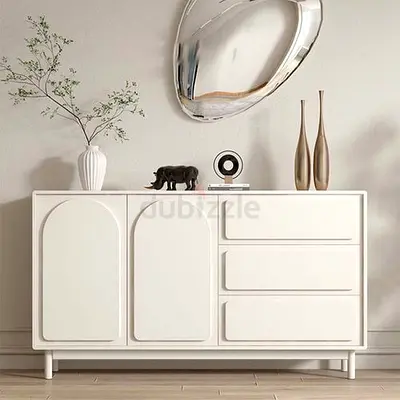 Elegant Modern White Sideboard for Sale