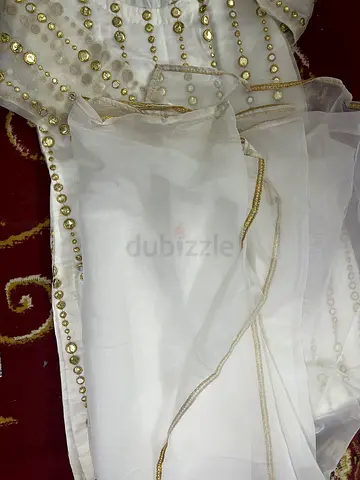 Elegant White Embroidered Dress