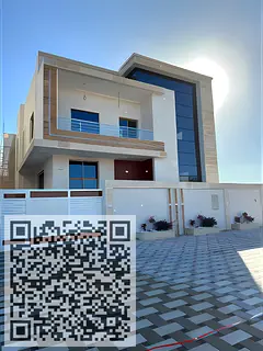 Villa for sale in the Al Helio area in Ajman. The villa is located on a main street and includes all
