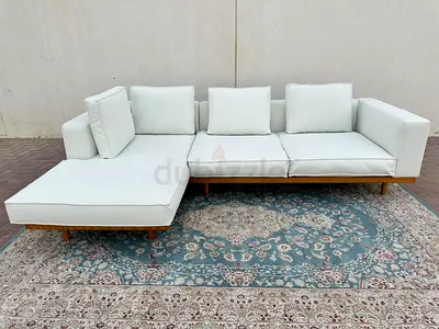 Comfortable West Elm New Port L Shape Sofa