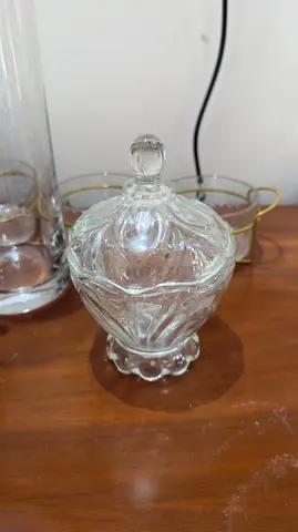 Vintage Glass Candy Dish