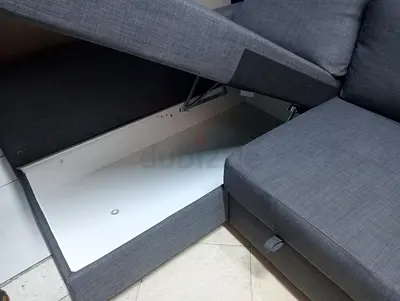 Grey color L shape sofa bed for sale