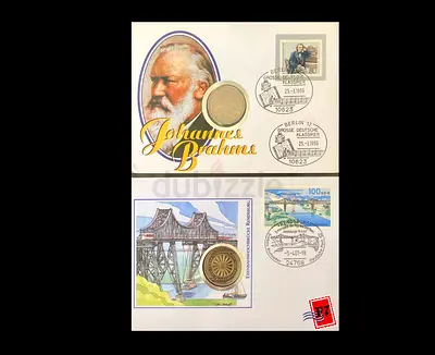 Vintage Postcard Collection: Scenic Views and Historic Stamps