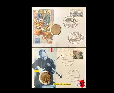 Commemorative Coin and Postcard Collection