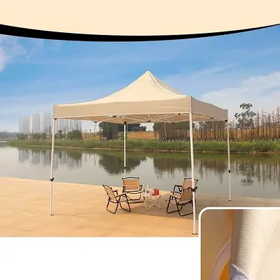 Gazebo para techos de repuesto, impermeable, resistente a los rayos UV, protección solar, recubierta