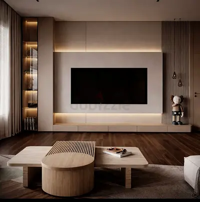 Sleek Modern Entertainment Center