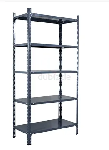 Sturdy Metal Shelving Unit for Home or Office Storage 90cm length 30cm width height 245cm