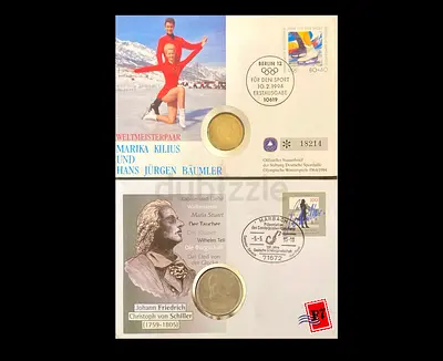 Collectible Olympic Figure Skating Commemorative Envelope