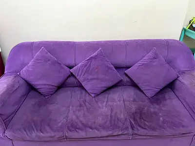 Comfortable 3 seater Purple Sofa for Sale