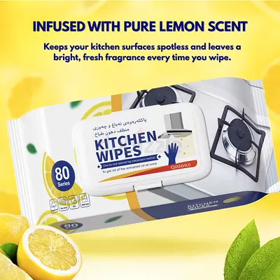 ES Blyxo kitchen Wipes - 80 Count Pack of 2