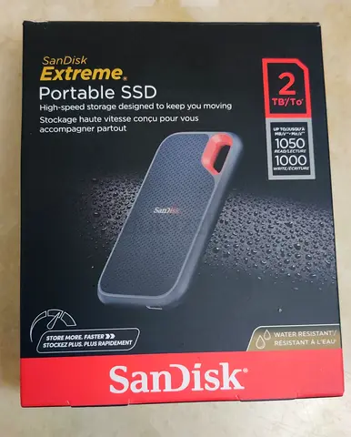 Sandisk extreme pro SSD brand new condition (used once)..very high speed