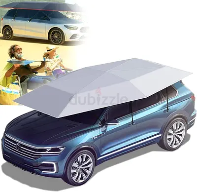 Universal Car Tent,Fully Automatic Summer Car Umbrella Cover,Outdoor Tent Mobile Carport Canopy with