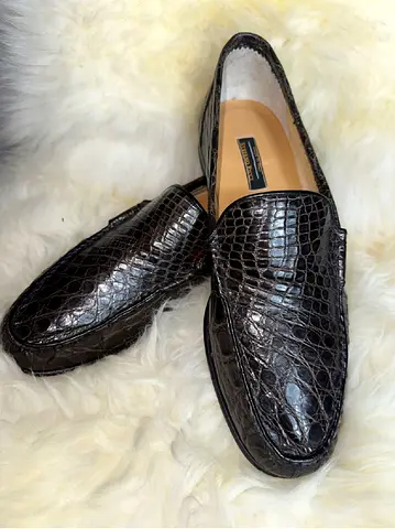 Stefano Ricci Crocodile Leather Loafers