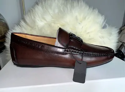 Balmain Leather Loafers for Men