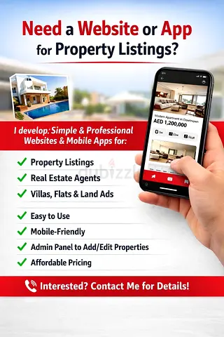 Need a Website or App for Property Listings?