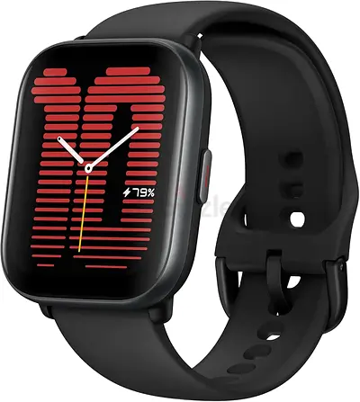 Amazfit Active Smart Watch with AI Fitness Exercise Coach, GPS, Bluetooth Calling  Music