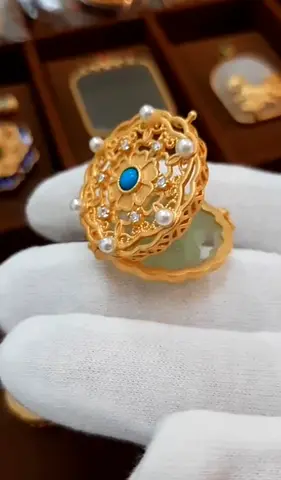 Openable 24k Gold plated necklace Real S925 sterling silver