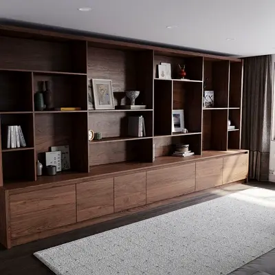 Stylish Brown Bookcase